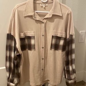 Flannel Snap Button Down.